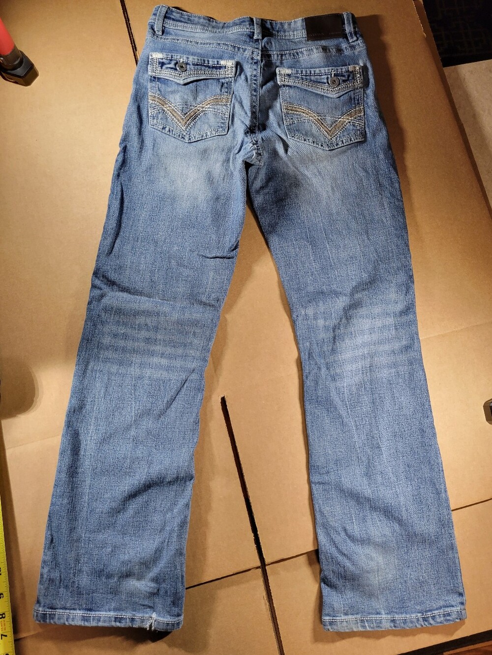 TK Axel size 18 boot young Men's Light Blue Denim Jeans - Classic boot Fit